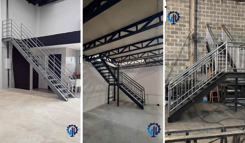 estruturas metalicas em curitiba escada industrial